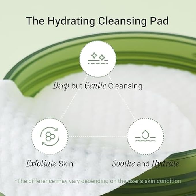 Meebak CICA WATER FACIAL CLEANSING PADS FOR FACE, PORES, EXFOLIATING, KOREAN MAKEUP REMOVER 80CT - Image 2